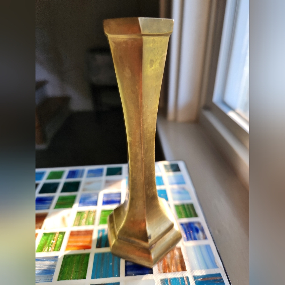 Solid Brass 6" Vase